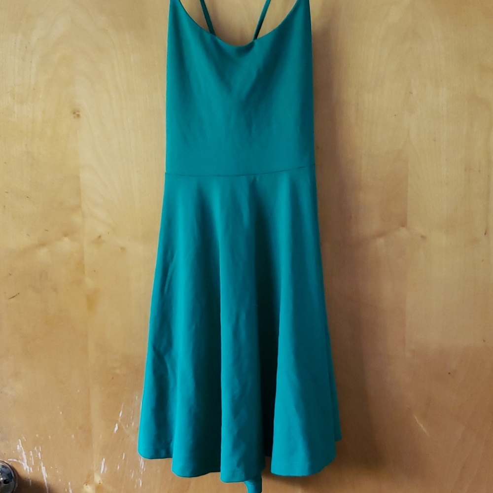 Forever 21 Lace Up Back Skater Dress